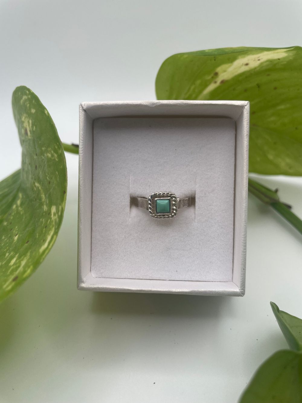 Kingman Sky Turquoise Ring (Size 5)